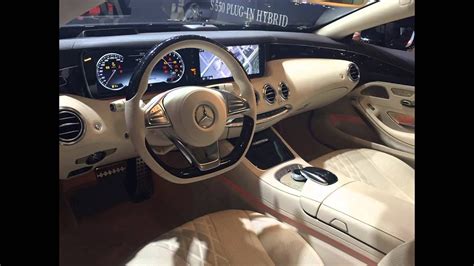 2016 Mercedes S550 Coupe Interior - YouTube