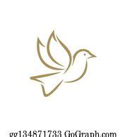 900+ Clip Art Simple Bird Flying Logo Line Art Modern | Royalty Free - GoGraph