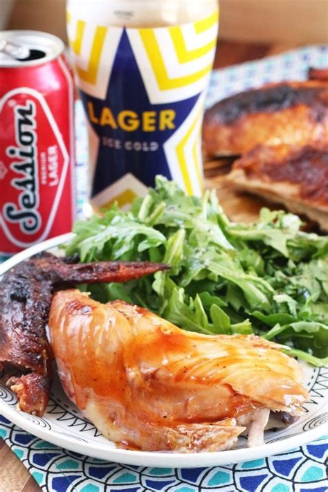 Beer Brined Beer Can Chicken Recipe | Cake 'n Knife