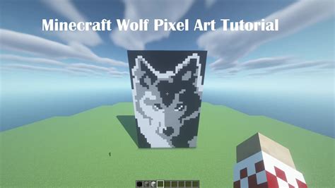 Minecraft: Wolf Pixel Art Tutorial - YouTube