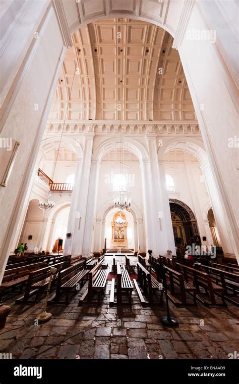 Se Cathedral, Old Goa Stock Photo - Alamy