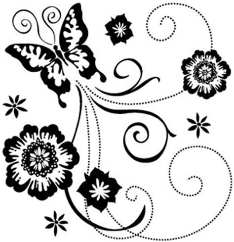 butterfly clip art black and white - Clip Art Library