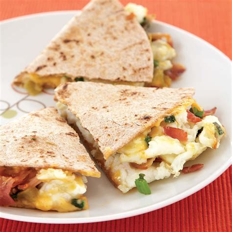 Bacon and Egg Breakfast Quesadilla | MyFitnessPal