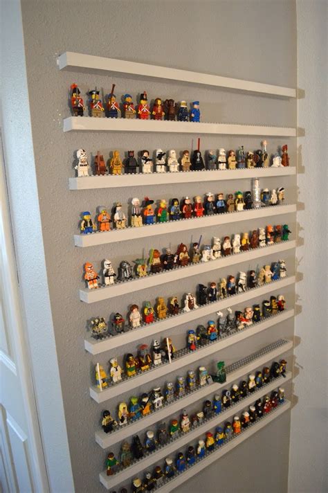 DIY Lego Minifigure Storage Shelves Tutorial