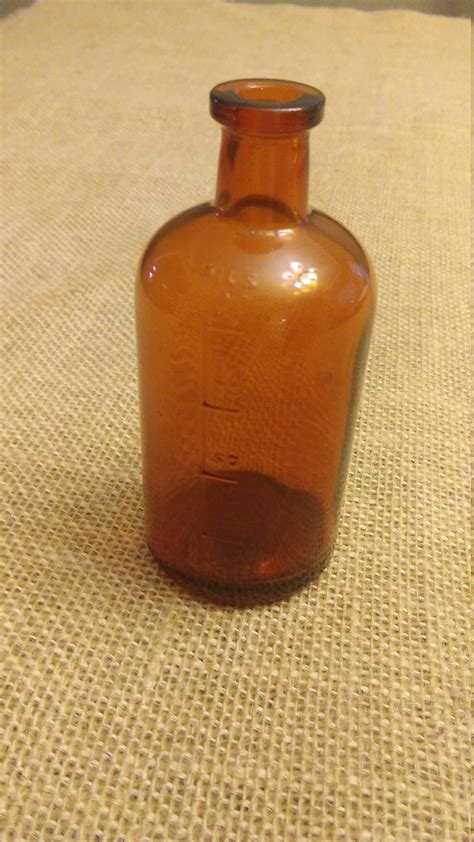 Medicine bottle old brown from the 1800's . Has a | Etsy | Medicine bottles, Old medicine ...