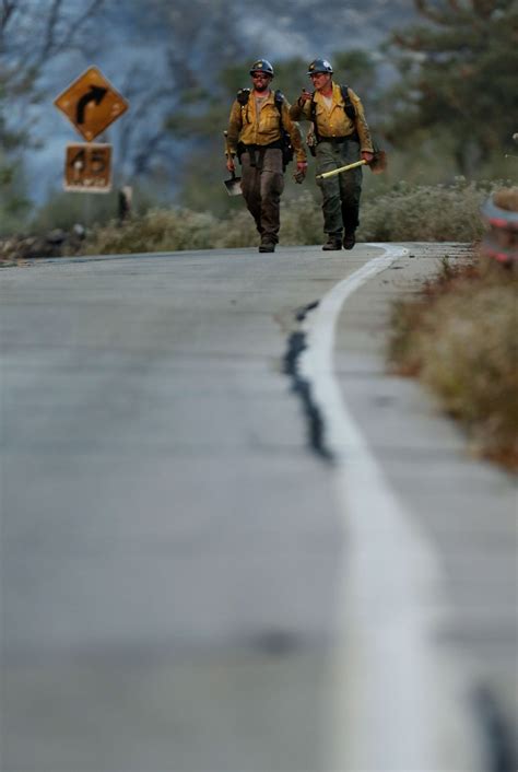 Brush fire in San Bernardino Mountains continues to grow; Forest Falls under evacuation orders ...