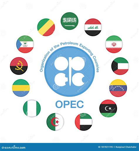 OPEC Member States, Political Map, Organization Of The Petroleum ...