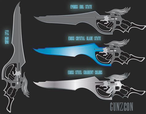 Lion Heart Gunblade Vector Art by GunZcon on DeviantArt