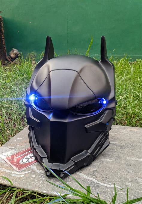 Custom Helmet Batman Arkham For Motorcycle Approved DOT & ECE | Etsy | Custom helmets, Batman ...