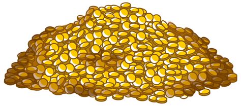 Pile Of Gold Coins Png