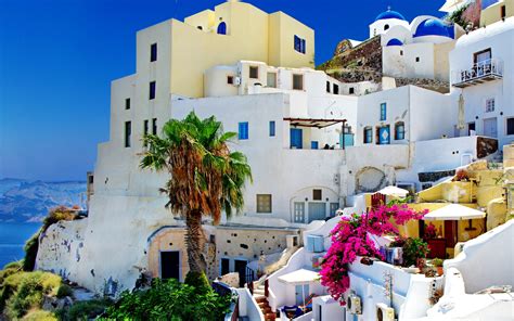 Download Tropical Greece Place Building Architecture Man Made Santorini ...