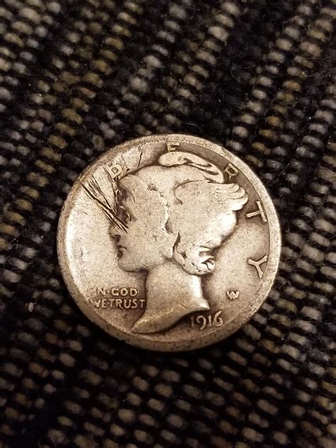 1916 S dime found in the junk silver box today. To bad its scratched up. Reverse posted in ...