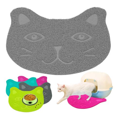 Waterproof Dog Cat Litter Mats Anti slip Dogs Feeding Mat Thick PVC Pets Food Water Bowl ...