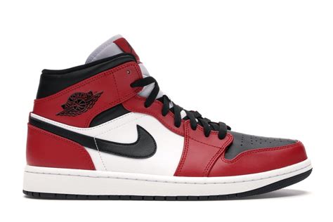 Jordan 1 Mid Chicago Black Toe - ibuysneakers