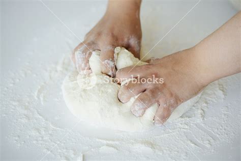 Bread cooking kneading Royalty-Free Stock Image - Storyblocks