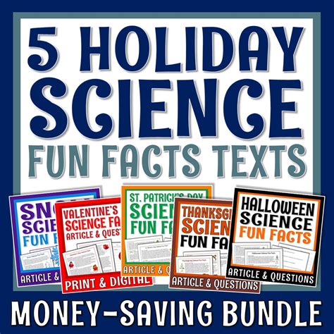 Holiday Science Fun Facts Article and Worksheet Bundle - Flying Colors ...