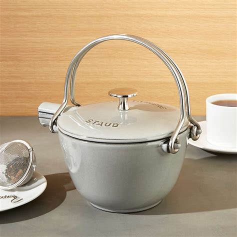 Staub Grey Tea Kettle + Reviews | Crate and Barrel