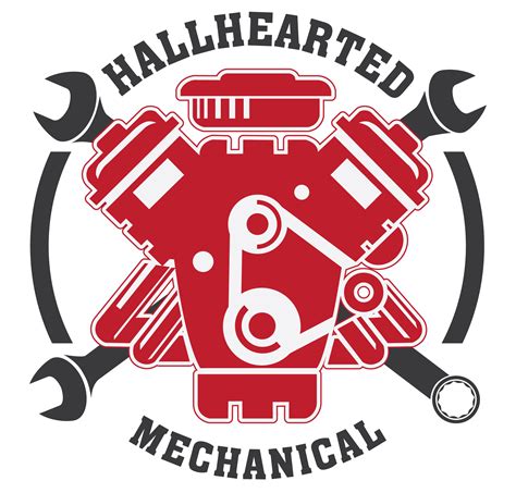 Hall Hearted Mechanical Logo | Mechanical engineering logo, House wall design, Neon signs