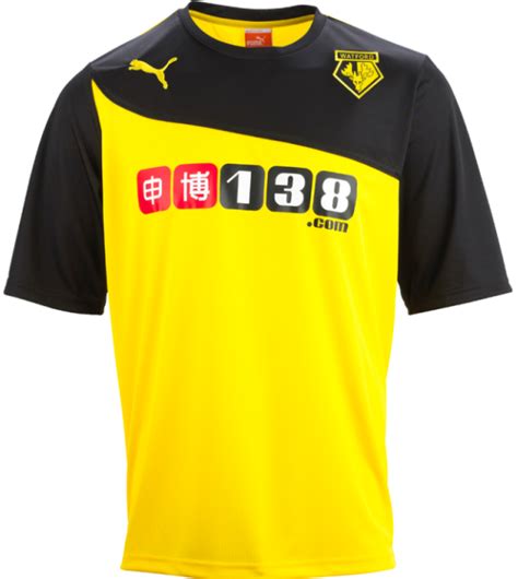 New Watford Kit 2013-2014- Puma Watford FC Home Shirt 13-14 138.com Sponsor | Football Kit News