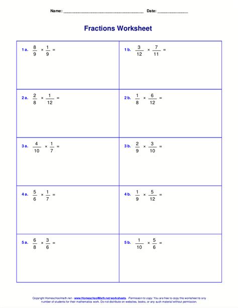 Multiply With Fractions