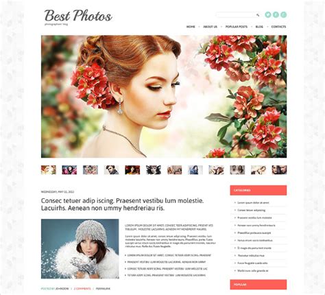 30+ Photography Blog Themes & Templates | Free & Premium Templates