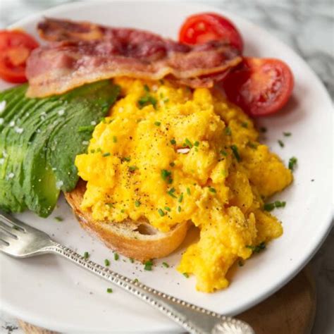 Cheesy Scrambled Eggs | Don't Go Bacon My Heart