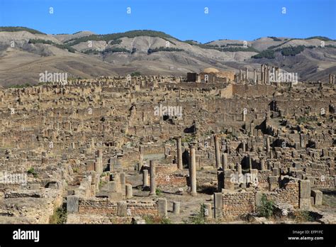 Ruins of ancient city Cuicul, Djemila, Setif Province, Algeria Stock Photo - Alamy