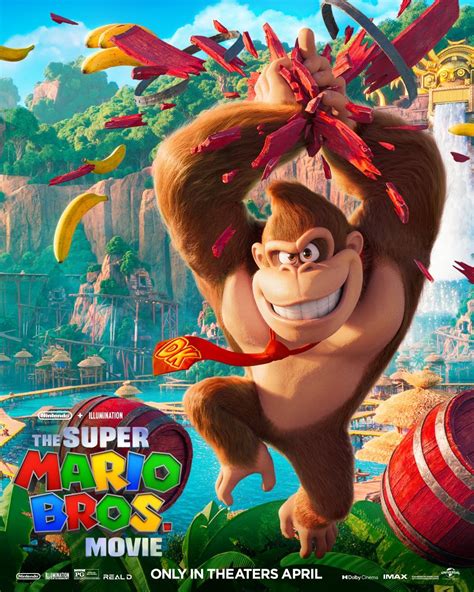 Super Mario Bros. Movie Shares New Posters Of DK & Bowser ... Super Mario Bros. Movie BFN CA