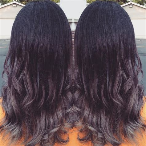 Dark silver / slate grey hair color created with Kenra. | Hair inspiration, Hair beauty, Hair styles