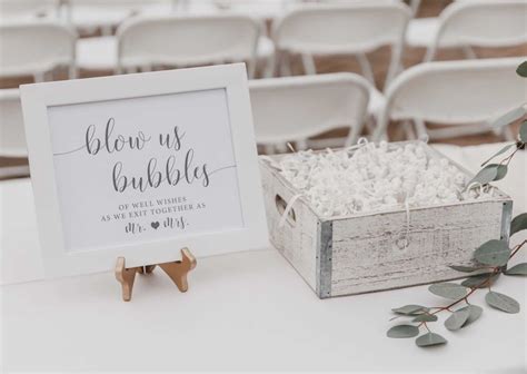 Wedding Bubbles Sign Blow Bubbles Sign Bubbles Send off - Etsy ...