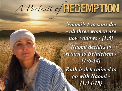 Ruth, A Portrait of Redemption