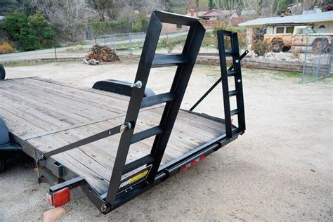 Easily Add Convenient Loading Ramps To Your Trailer | Trailer ramps, Loading ramps, Car hauler ...