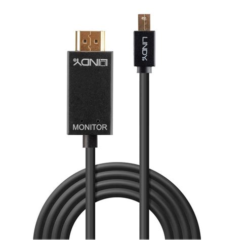 5m Mini DisplayPort to HDMI 10.2G Cable - from LINDY UK