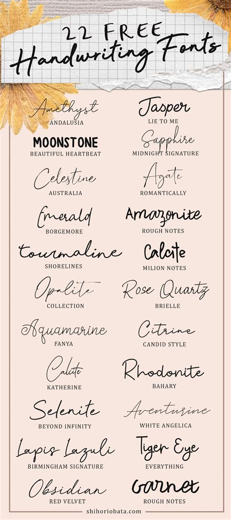 22 Free Handwriting Fonts | Free script fonts, Handwriting fonts, Free ...