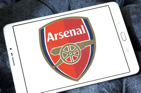 Arsenal soccer club logo editorial photography. Image of england - 97253112