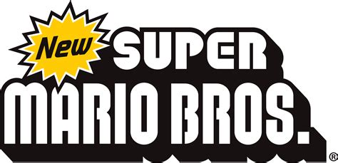 New Super Mario Bros Logo PNG Transparent & SVG Vector - Freebie Supply