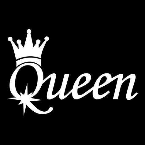 Queen Sticker Decal Vinyl Car Window Bumper 5.3" X 3.5" Jdm | Queens wallpaper, Queen wallpaper ...