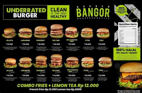 Menu Burger Bangor Lengkap dan Harganya 2024 - Blibli Friends