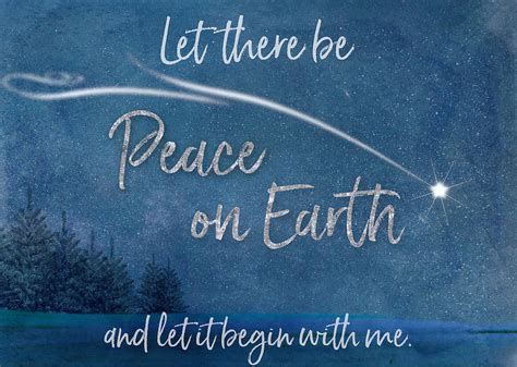 Peace On Earth Christmas Card Digital Art by Teresa Wilson - Fine Art America