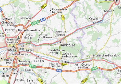 MICHELIN Amboise map - ViaMichelin