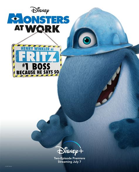 'Monsters at Work' Character Posters Released - Disney Plus Informer