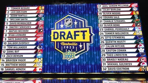 Every 1st Round pick of the 2023 NHL Draft - YouTube