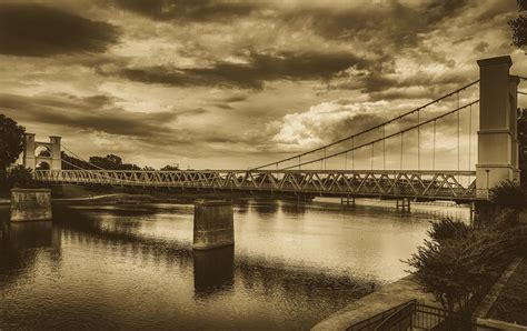 The Historic Waco Suspension Bridge Photograph by Mountain Dreams