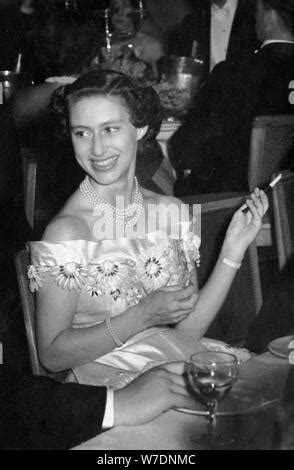 Princess Margaret smoking at Windsor smoking Stock Photo - Alamy