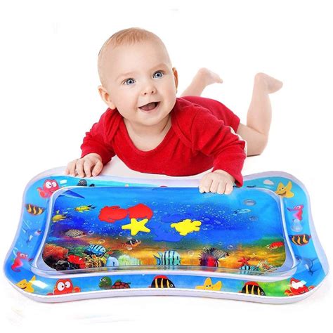 MITSICO Water Play Mat for Baby Inflatable Baby Slapped Pad Toy Indoor and Outdoor Water for ...