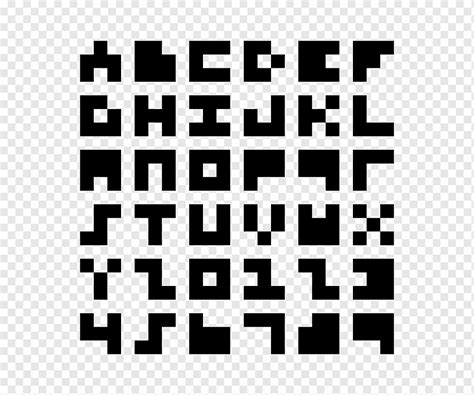 Minecraft 3x3 Pixel art Font, Minecraft, angle, text, rectangle png ...