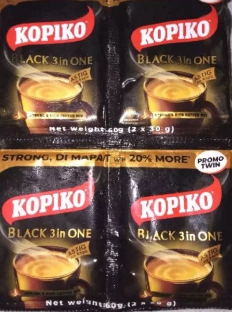 kopiko black 3 in 1 coffee mix twin pack 60g.× 10pcs. | Lazada PH