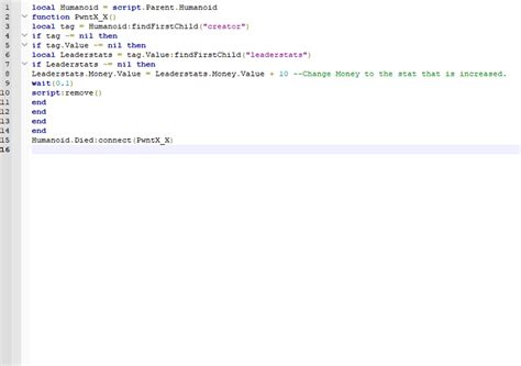 Help on a kill zombie for money script - Scripting Support - Developer Forum | Roblox