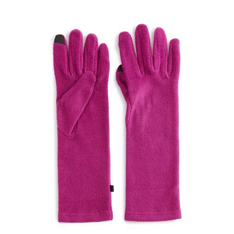 Women's Cuddl Duds® Long Fleece Tech Gloves