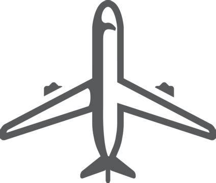 Bw Icon Airplane Icons Monochrome Passenger Vector, Icons, Monochrome, Passenger PNG and Vector ...